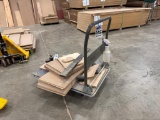 Metal Cart on Casters 2'x3' .