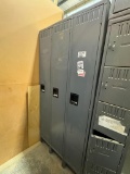 Tennsco 3 section Metal Locker