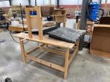61''x61'' Wooden WorkBench .