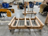 wooden Cart on Casters 4'x6' .