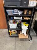 Wooden Storage Cabinet 23''Deep x27''Wide x43''High with Printer .