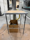Metal Table 18''x24'' .