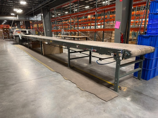 Hytrol Flat Belt Conveyor 36''x 38'