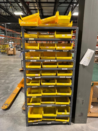 U-Line Parts Bin Storage Shelf