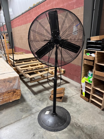 30" Pedestal Floor Fan, 2 Speed