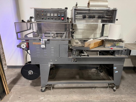 Clamco 6700EX Automatic L Bar Sealer/Shrink Wrapper 220 Volt 1 Phase year 2005 SN 107081-05