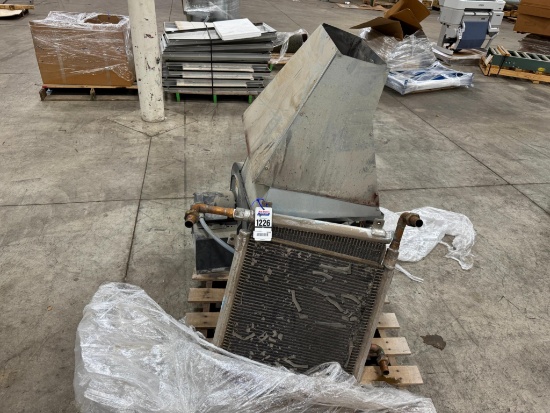 Pallet Lot 2 Dayton Blowers, Exhaust Fan, 2 Hoods