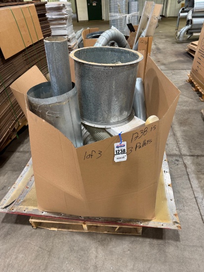 3 pallets Misc. Dust Collection Pipe fittings