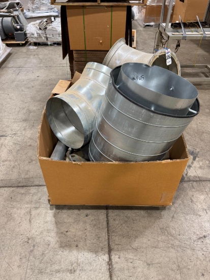 Pallet Lot Various Sizes Dust Collection Pipe Fittings