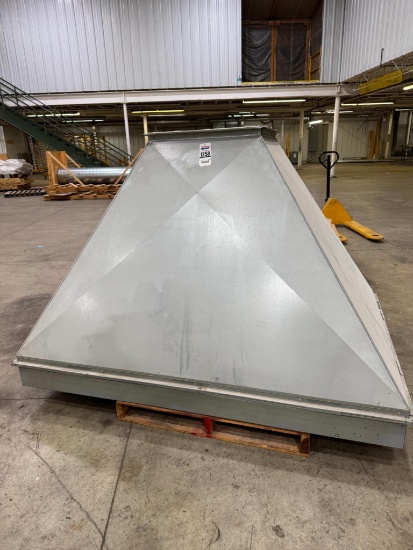 Hood 55" High x 60"x 80" Bottom, Top Is 24"x 24"