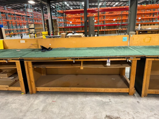 Wooden Workbench 36" x 96"