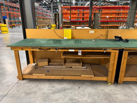 Wooden Workbench 36" x 96"
