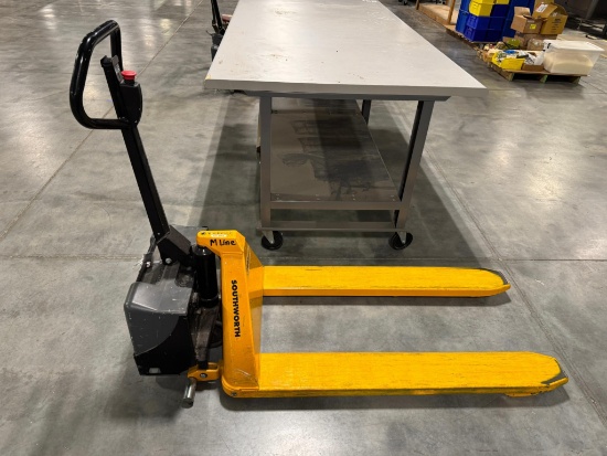 Southworth EHL1004 Electric High Lift Pallet Jack 3300 Lbs. Capacity 12 Volt