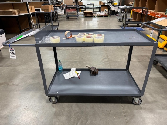 U-Line Metal 2 Shelf Cart 24" x 48"