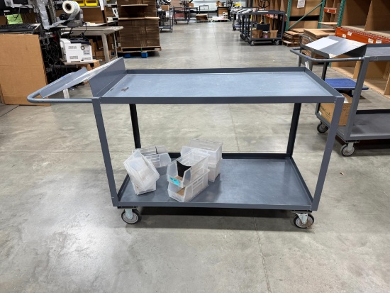 U-Line Metal 2 Shelf Cart 24" x 48"
