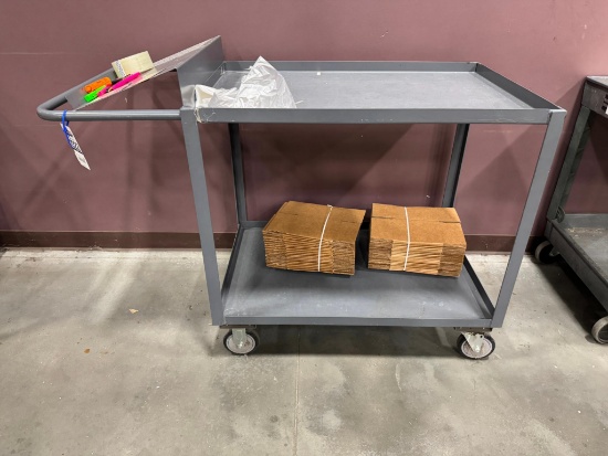 U-Line Metal 2 Shelf Cart 24" x 36"