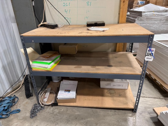 Metal Shelf 24'' Deep x48'' Long x 36'' High