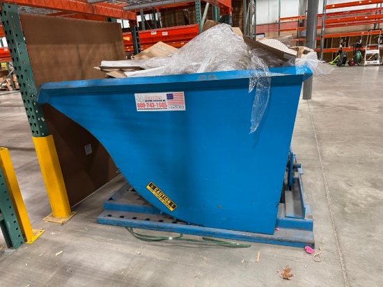 Marathon 1Cu. Yd. 1 Cubic Yard Dump Hopper 6000 Lbs. Capacity SN 13120202C