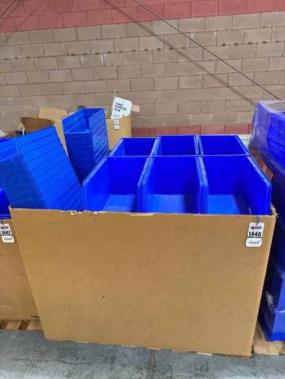 Pallet Lot Blue Storage Bins