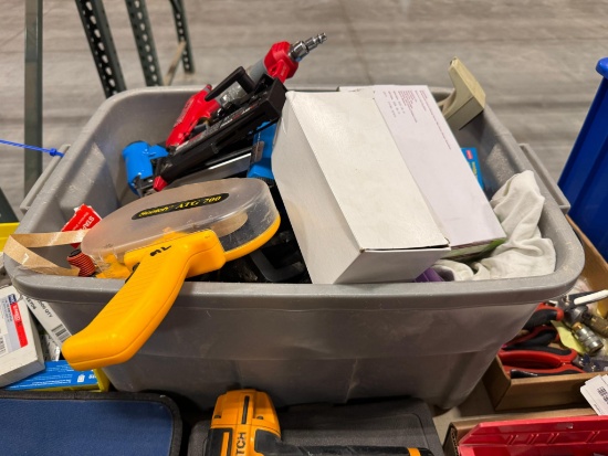 Tote Loaded with Staple Guns - Headless Pinners