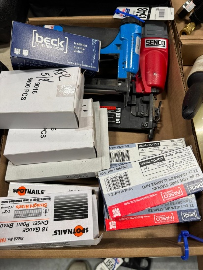 Box Lot Pneumatic Staple Guns - Staples
