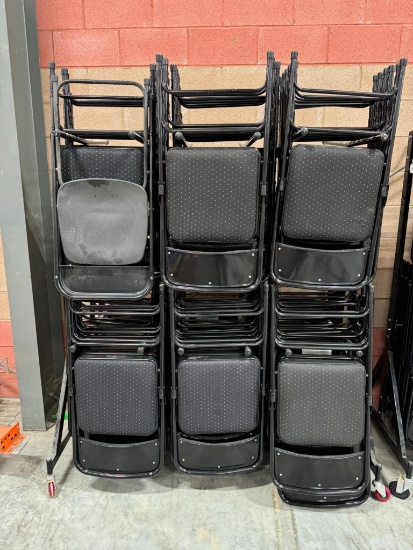Chair Rack with Chairs