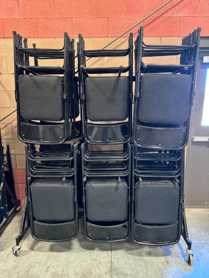 Chair Rack with Chairs