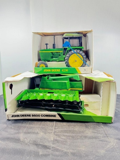 2-1/16 John Deere 4230 with cab and 9500 combine