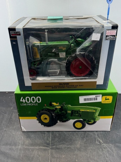 2 1/16 scale John Deere 4000 Diesel and OLIVER 66 N.I.B