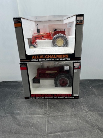 2 1/16 scale Tractors Allis D-15 I.H. 450 Diesel N.I.Box