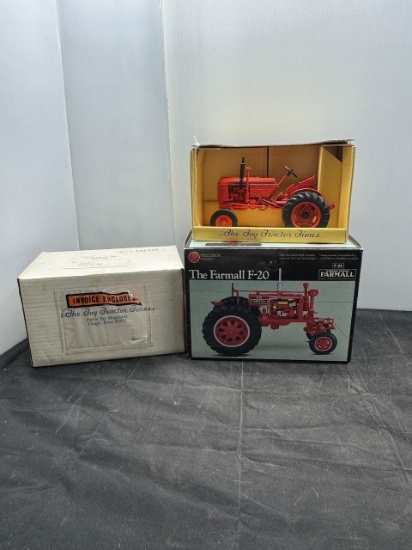 2 1/16 scale Tractors CASE VA and Precision Farmall 30 N.I.B.