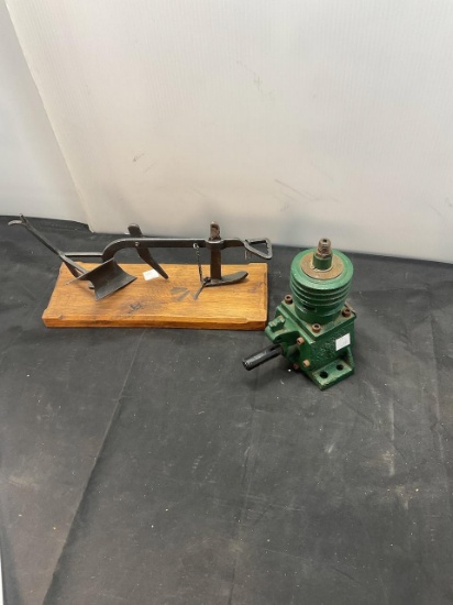 Model Plow and Model Engine