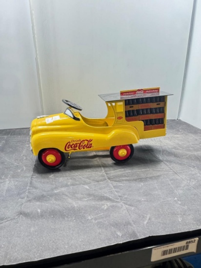 Miniature coca cola Pedal car with Bottles good Detail