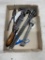 BOX LOT OF WRENCHES - LITTLE GIANT, SNAP-ON, STERLING, GIRARD