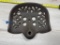 Unmarked cast iron tractor/ implement seat