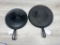 Wagner No. 10 Handled Griddle and unmarked No. 9 Cast Iron Griddle