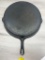 Griswold No. 14 Large Block Logo Cast Iron Skillet w/ heat ring, sits flat