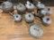 Large lot of Aluminum cookware, all marked Wagner or Griswold, see all pics