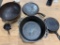 Misc Lot of Cast Iron, see list below