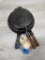 #8 Favorite Piqua Cast Iron waffle Iron Low Base