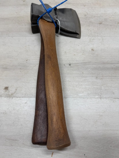 2 EARLY BROAD HATCHETS - HAMMOND, GERMANTOWN