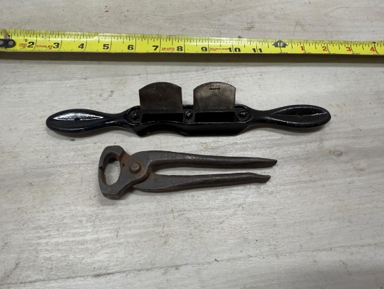 Spoke Shave and Farriers Nippers