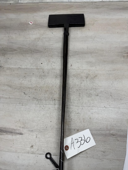 PENN. STYLE OPEN HEARTH FORGED WAFFER MAKER, "C. D. 1913"