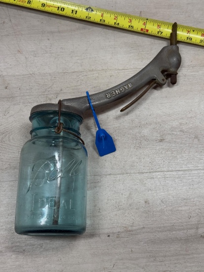 Wagner Oiler? Pour Spout? that connects to ball canning jar