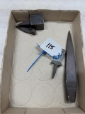 4 ANTIQUE STUMP ANVILS