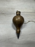 Apple Shaped Brass Plumb Bob
