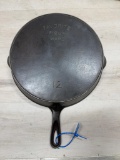Favorite Piqua Ware no. 12 Cast Iron Skillet w/ heat ring, block logo