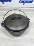 Griswold No. 8 Dutch Oven w/ Tite-Top Baster Lid