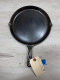 #108-201 Griswold Cast Iron Skillet Griddle, large block logo