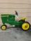 John Deere 10 Pedal Ertl 1962 3 hole metal seat